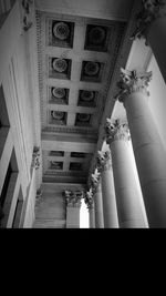 Low angle view of historical building