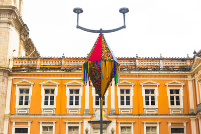 Low angle view of building against sky