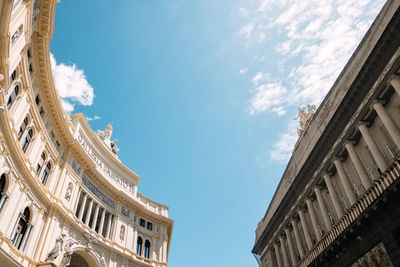 Low angle view of building against sky