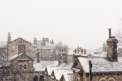 View of cityscape during winter