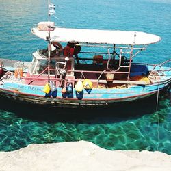 Boats in sea