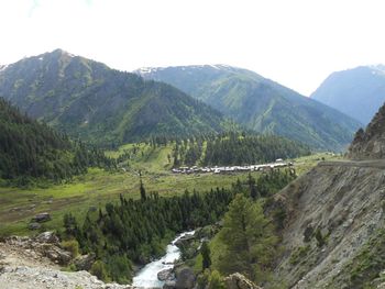 Scenic view of mountains