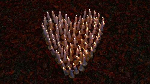 Close-up of heart shape