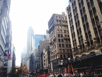 Low angle view of modern building