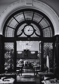 Interior of railroad station