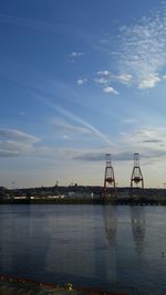 View of calm sea against sky