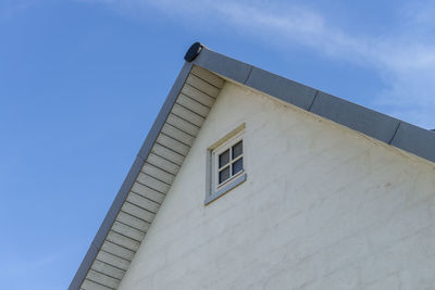 Low angle view of building against sky