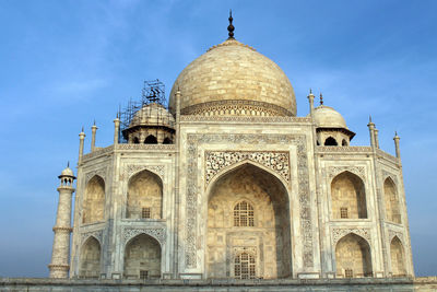 Low angle view of historical building against sky