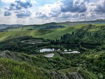 Scenic view of landscape against sky