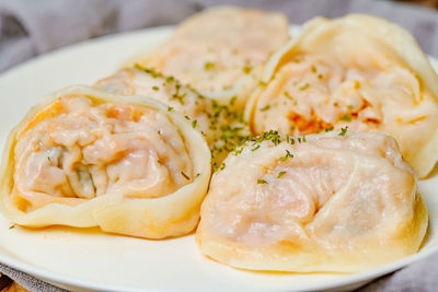 Close-up of food in plate