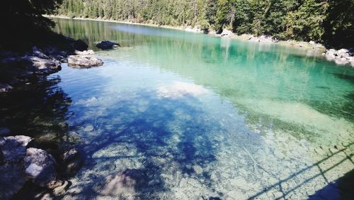 Scenic view of lake