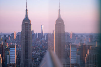 Skyscrapers in city