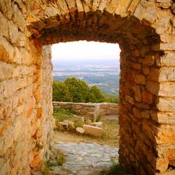 Old ruins against sky