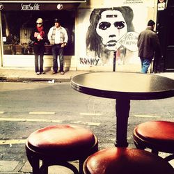 Woman sitting on bench