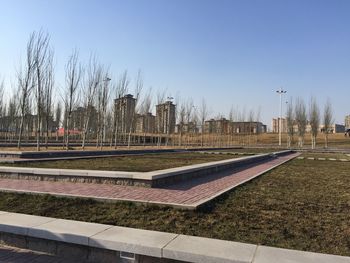 View of building against clear sky