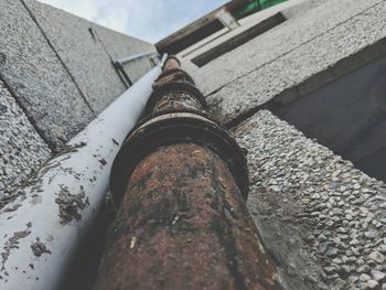 Low angle view of old building