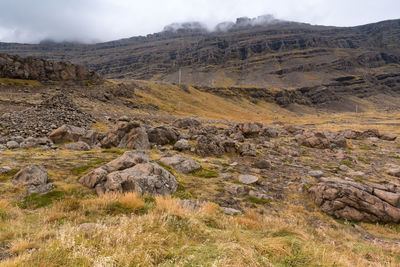 Scenic view of mountains