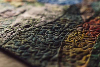 Close-up of textured surface