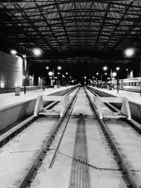 Railroad station platform