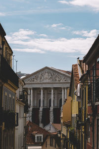 View towards the national assembly in lisbon, portugal