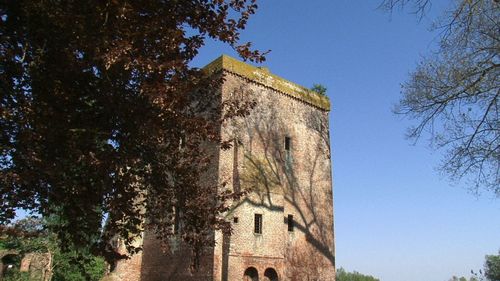 Low angle view of old building