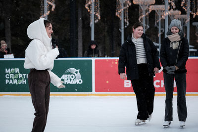 ice skating