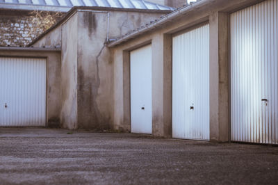 Exterior of abandoned building