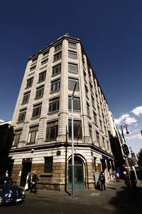 People walking on street in city