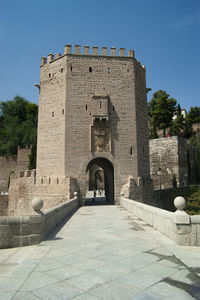 View of historical building against clear sky