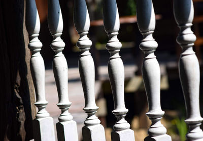 Close-up of chess pieces