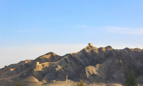 View of mountain range