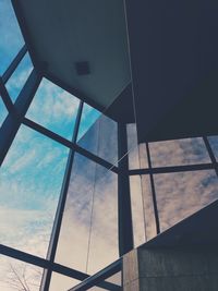 Low angle view of built structure against sky