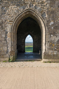 View of archway