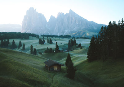 Scenic view of landscape against sky