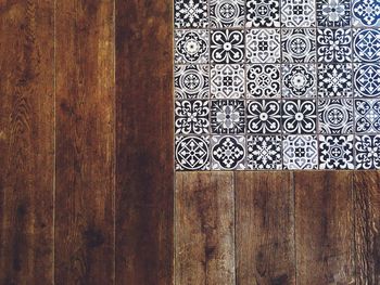 Full frame shot of tiled floor