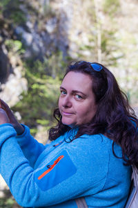 Portrait of woman smiling