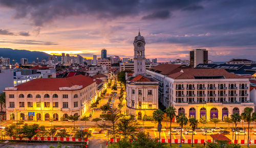 Old georgetown streets at penang ii unesco world heritage