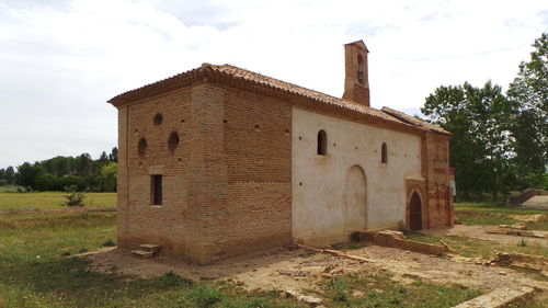 Old built structure against sky