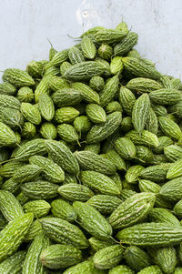 High angle view of vegetables