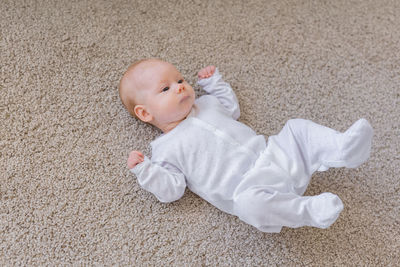 Portrait of cute baby boy