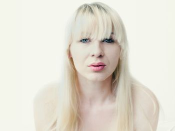 Portrait of young woman