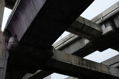 Low angle view of bridge against sky