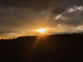 Scenic view of sunset