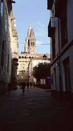 View of church in city