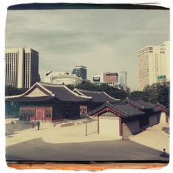 City buildings against sky