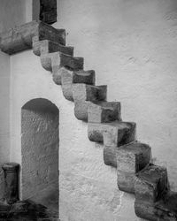 Stone wall of old building