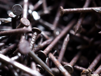 Full frame shot of nails