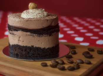 Close-up of pastry