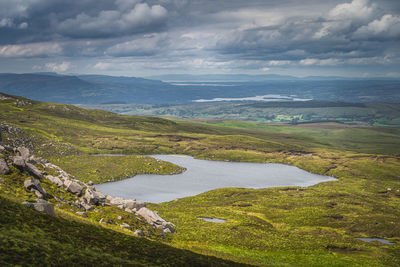 Scenic view of river against sky