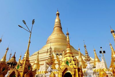 Low angle view of temple